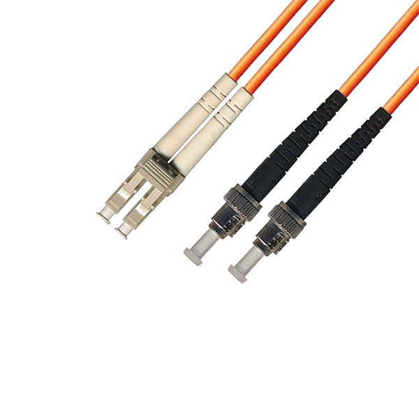 H1164-01M - Duplex Multimode Fiber Optic Cable - LC/ST, 62.5/125, OM1, Orange - KABOE ENTERPRISE CO .,LTD.