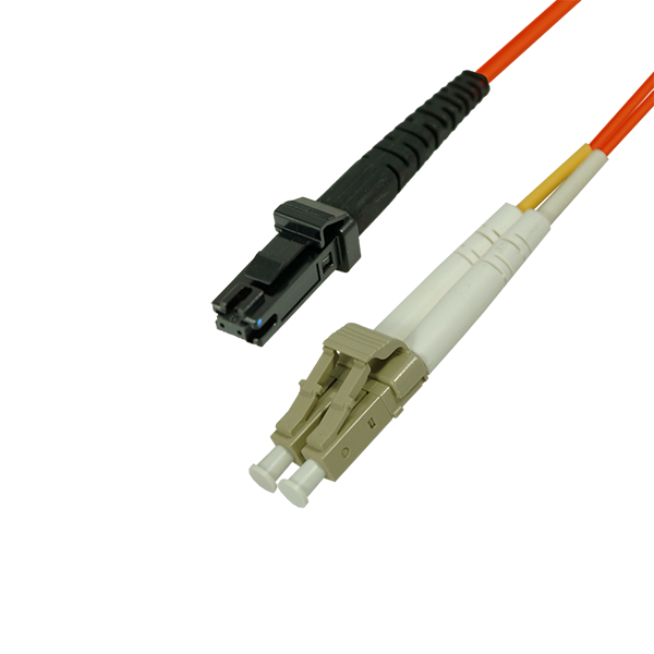 H1354-01M - Duplex Multimode Fiber Optic Cable - LC/MTRJ, 62.5/125, OM1, Orange - KABOE ENTERPRISE CO .,LTD.