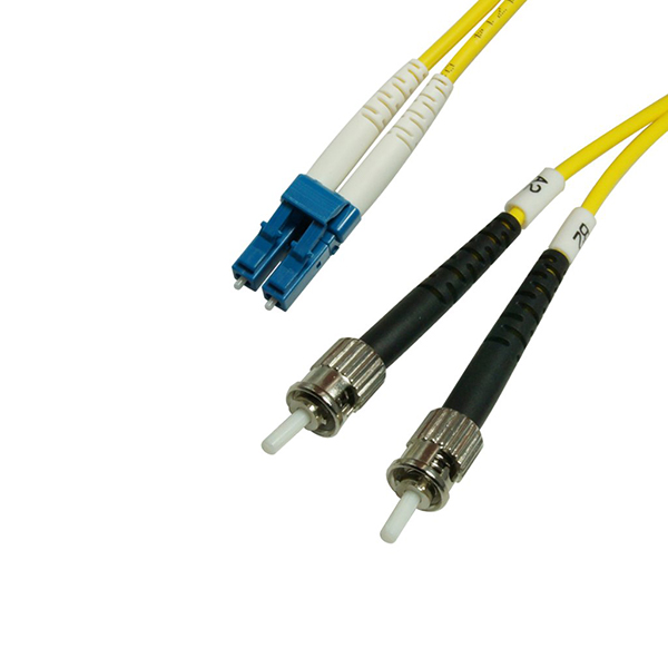 H1162-01M - Duplex Single Mode Fiber Optic Cable - LC/ST, 9/125, OS1, Yellow - KABOE ENTERPRISE CO .,LTD.