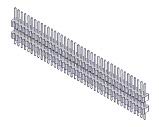 KPIXXFXXX100S1XX - Pin Header Pitch=1.27mm Single Row Right Angle Type - Kendu Technology Co., Ltd.