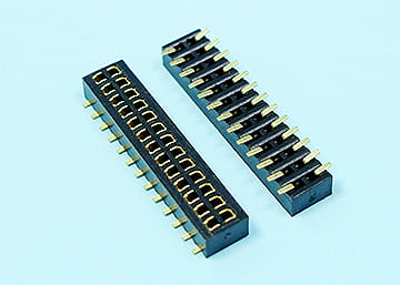 LPCB127GTDG X- 4.5-2xXX - 1.27mm Female Pin Header H:2.0 W:3.4 SMT Type  Dual Row (反插端子) - LAI HENG TECHNOLOGY LTD.