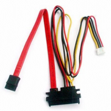 SATA 7 + 15-pin SATA and Power Cable Serial with 4-pin Features Pitch 2.0 Housing